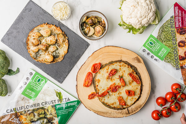 ROASTED TOMATO BROCCOLI CRUST PIZZA
